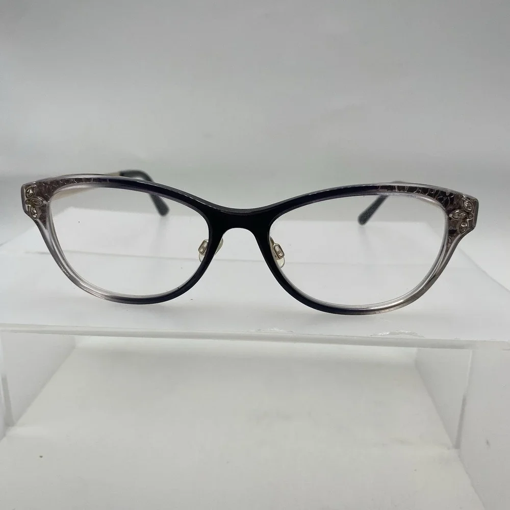 Bebe Eyeglasses Women FRAME ONLY BB5168 Cat Eye 53-17-140 Jet Gradient 536